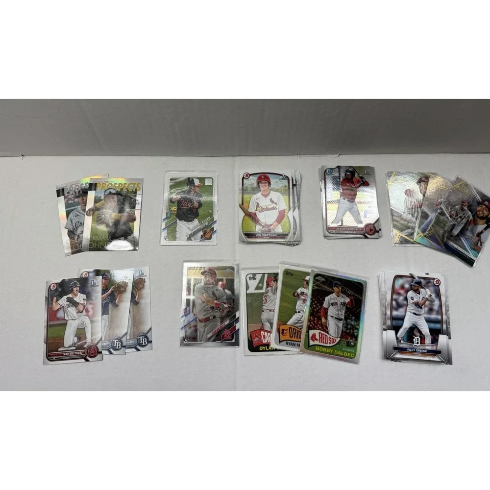 2021-2023 Topps MLB baseball cards lot of 37, BCP BD MP T Chrome etc
